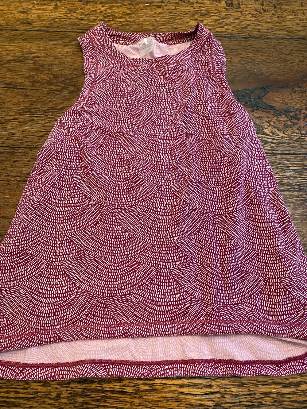 CALIA by Carrie Underwood Pink Patterned Tank Top